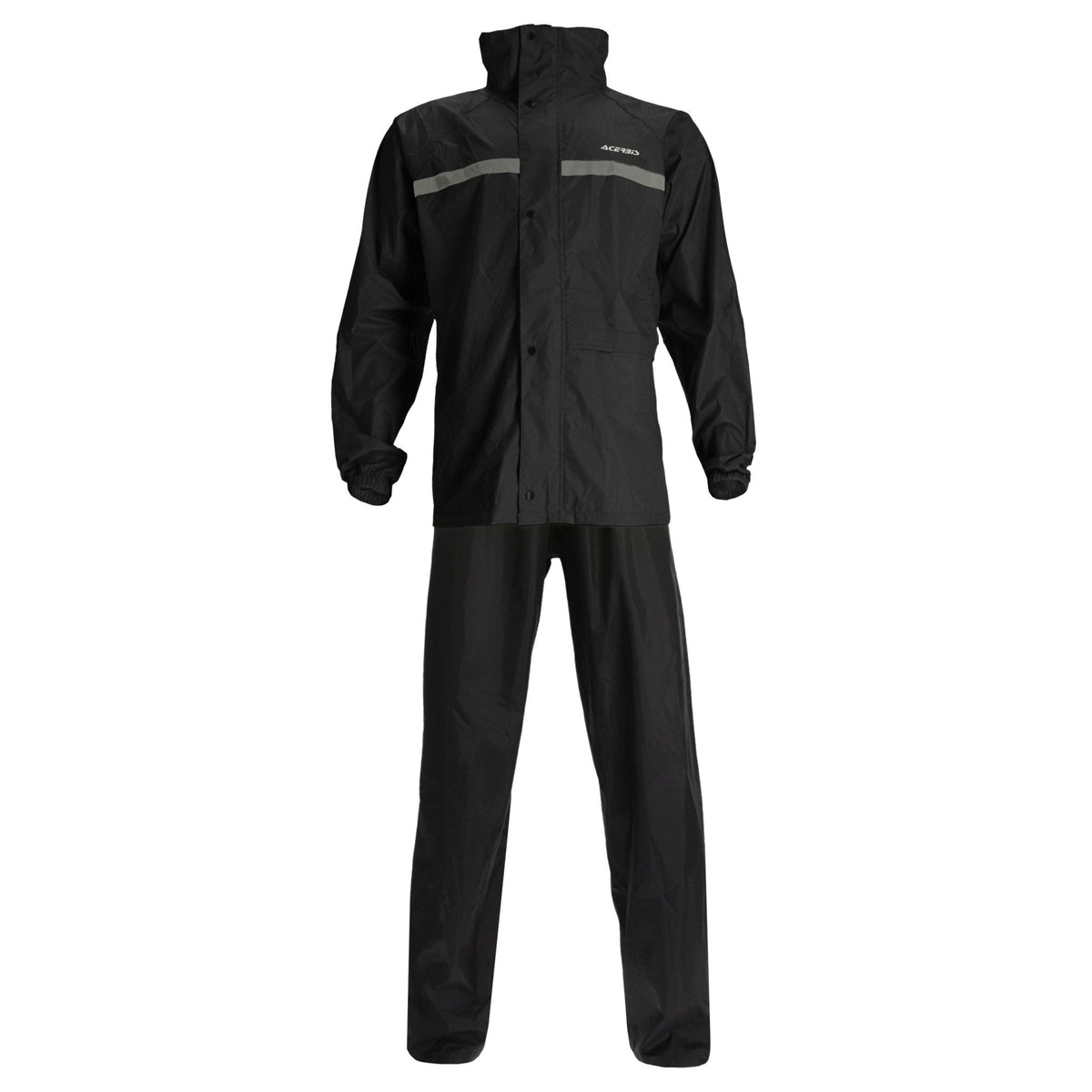 Acerbis Rain Set Line Motorcycle Rain Suit - SwiftMoto black
