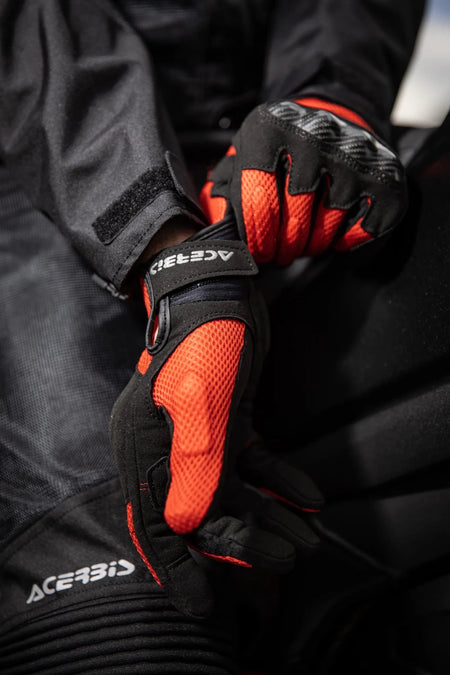 Acerbis Ramsey MY Vented Road Gloves - SwiftMoto black