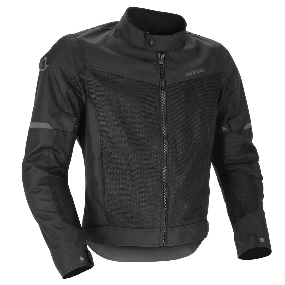 Acerbis Ramsey Vented 2.0 Motorcycle Jacket - SwiftMoto black