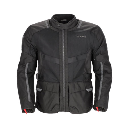 Acerbis Ramsey Vented Long Motorcycle Jacket - SwiftMoto black