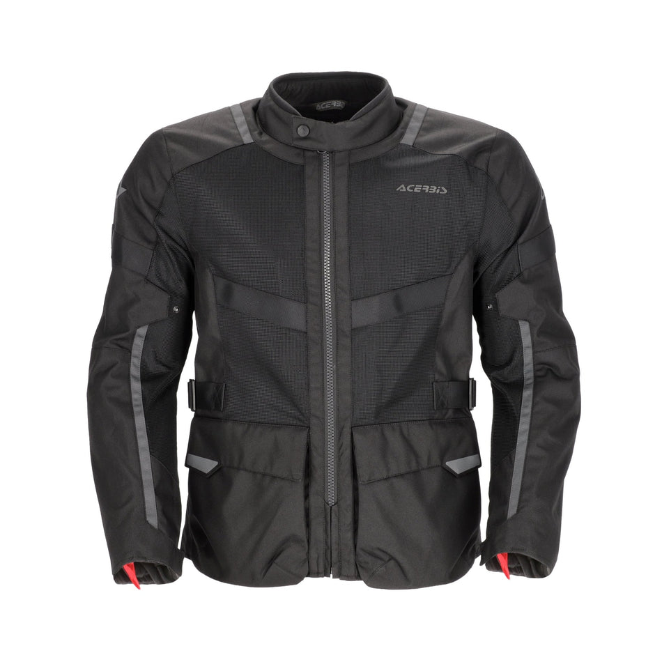 Acerbis Ramsey Vented Long Motorcycle Jacket - SwiftMoto black