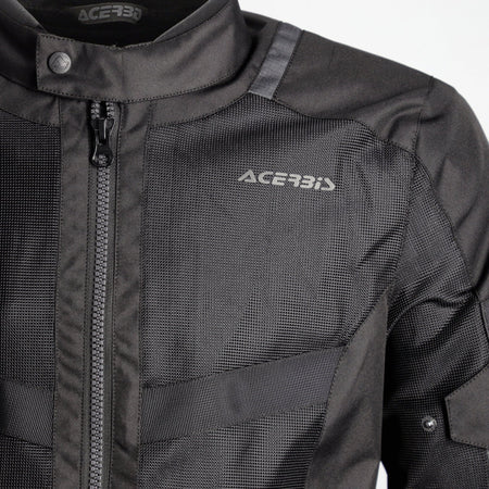 Acerbis Ramsey Vented Long Motorcycle Jacket - SwiftMoto black