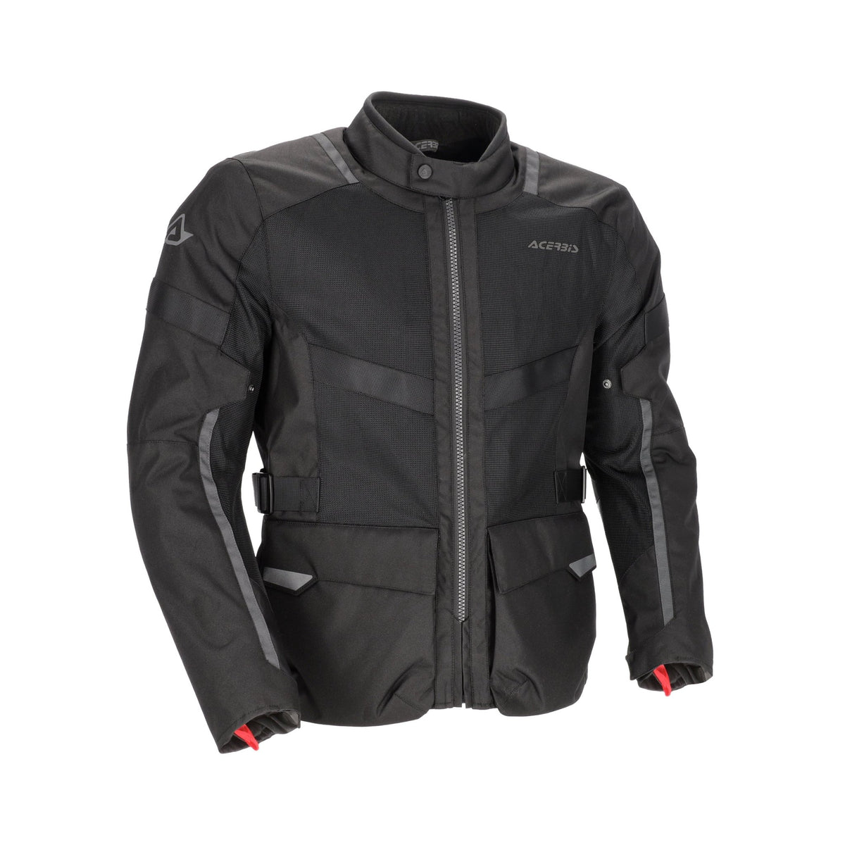 Acerbis Ramsey Vented Long Motorcycle Jacket - SwiftMoto black