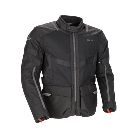 Acerbis Ramsey Vented Long Motorcycle Jacket - SwiftMoto black