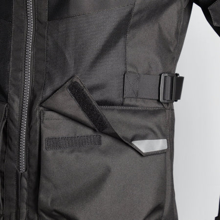 Acerbis Ramsey Vented Long Motorcycle Jacket - SwiftMoto black