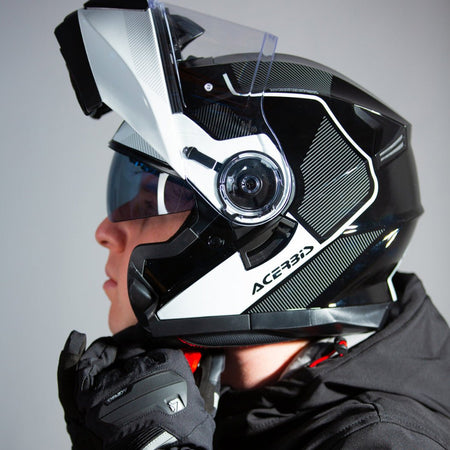 Acerbis Serel 22-06 Modular Touring Helmet - SwiftMoto black-2