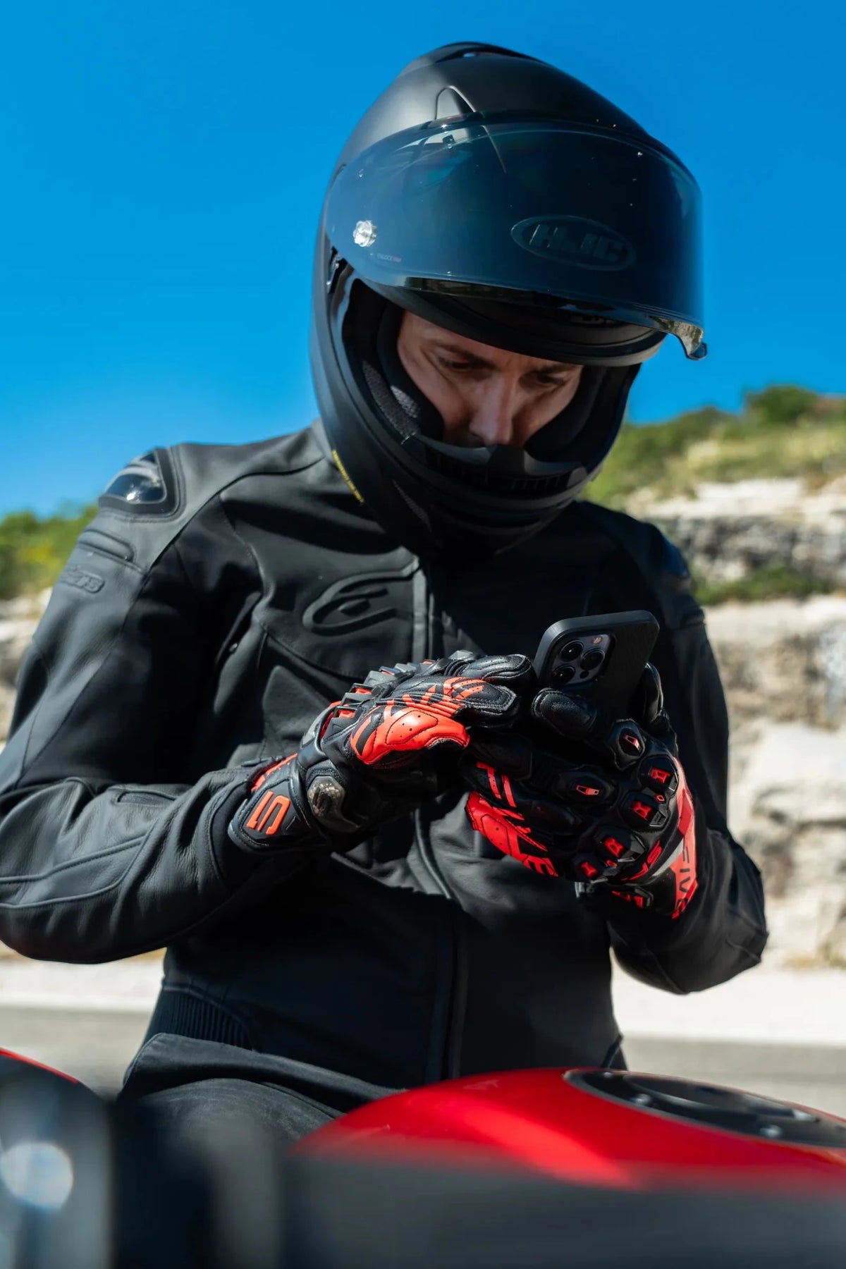 FIVE SF1 EVO Sport Gloves - SwiftMoto Black