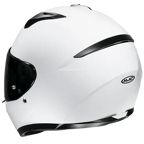 HJC C10 Full Face Motorcycle Helmet - SwiftMoto Solid White