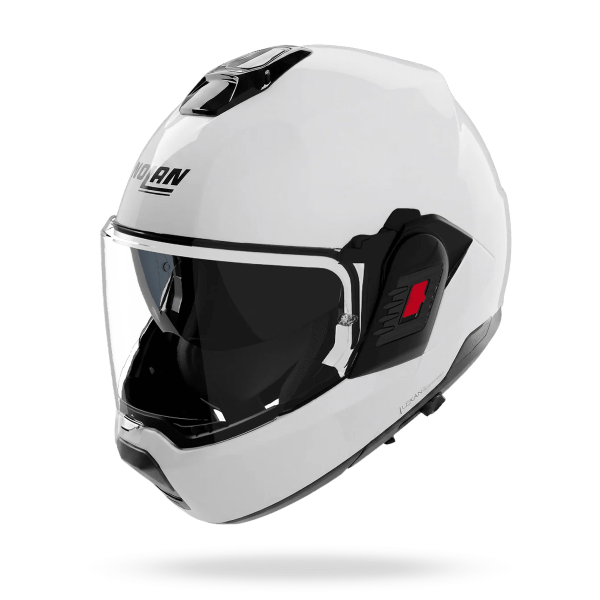Nolan N120-1 Flip Back Modular Helmet - SwiftMoto White Glossy