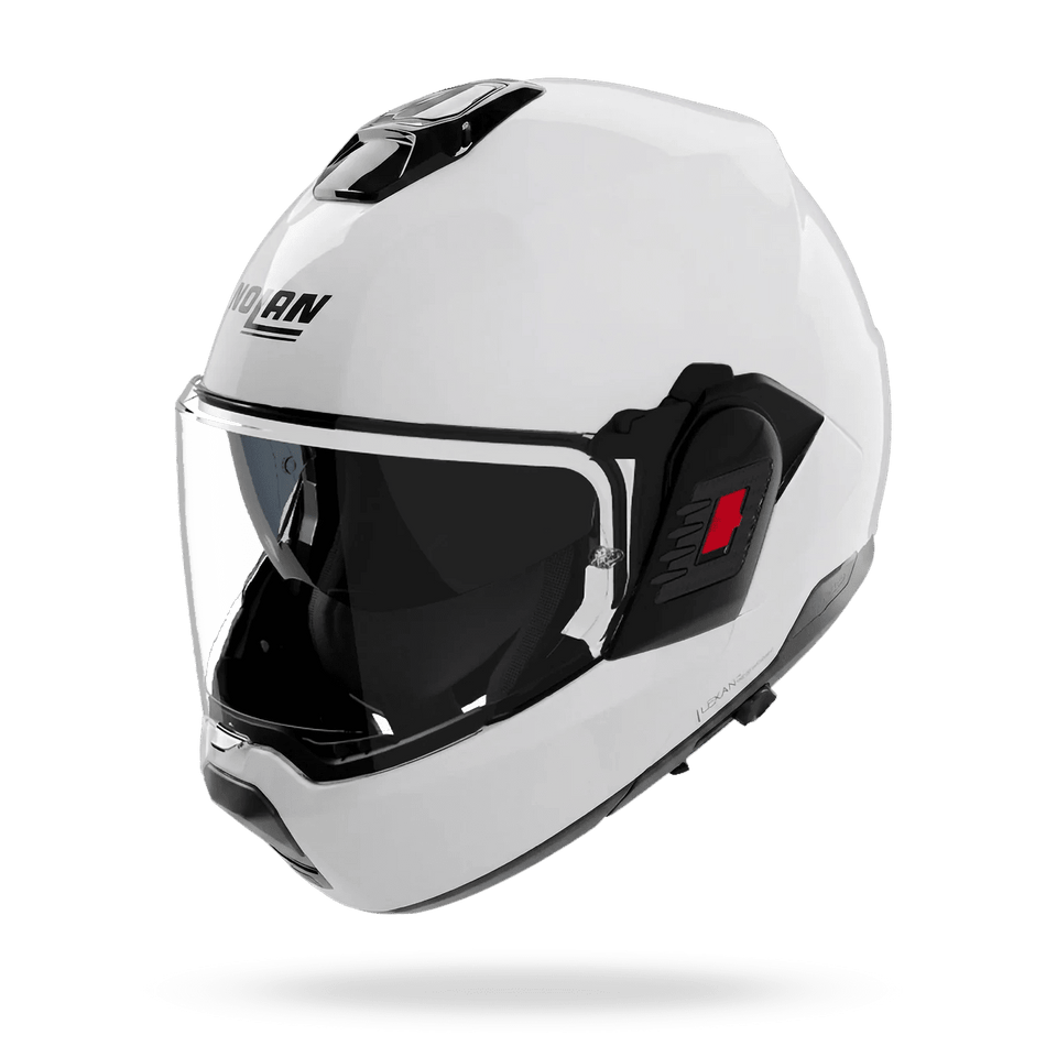 Nolan N120-1 Flip Back Modular Helmet - SwiftMoto White Glossy