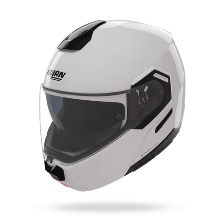 Nolan N90-3 Flip Up Modular Helmet - SwiftMoto White Glossy