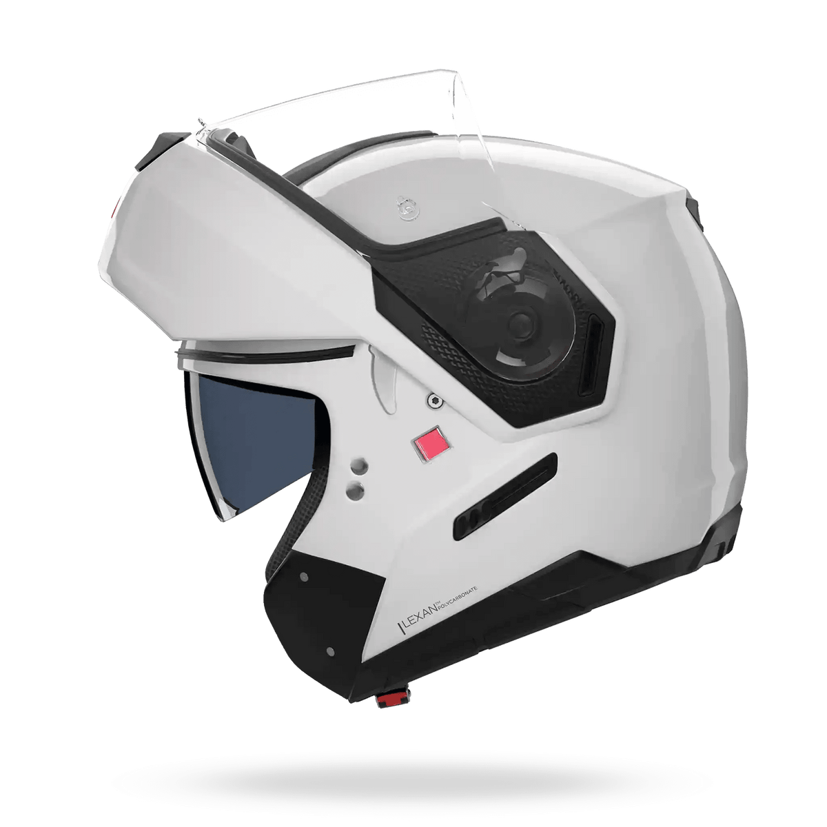 Nolan N90-3 Flip Up Modular Helmet - SwiftMoto White Glossy