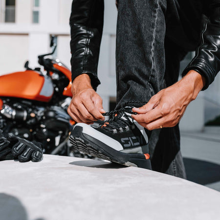 Sidi Nucleus Air Ventilated Riding Shoes - SwiftMoto Anthracite/Black