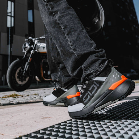 Sidi Nucleus Air Ventilated Riding Shoes - SwiftMoto Anthracite/Black